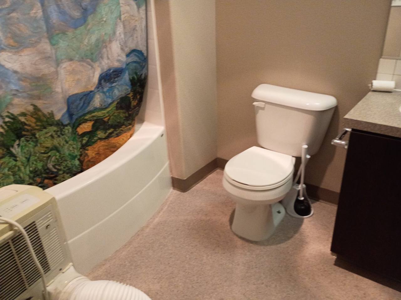 Complete bathroom cleaned